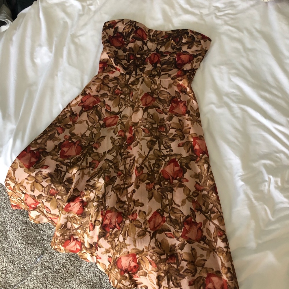 Vintage pinup satin dress - 50’s sweetheart top